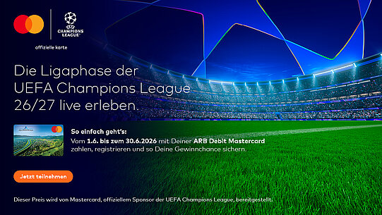 Mit deiner Debit Mastercard zur UEFA