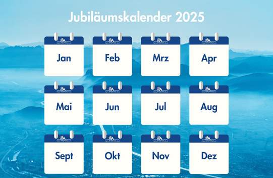 Jubiläumskalender 2025